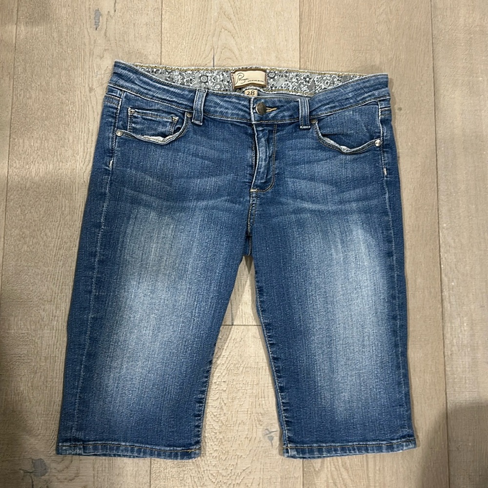 Paige denim long short size 28